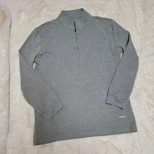 Greenside Golf Gray Long Sleeve Perfomance 1/4 Zip Size XL